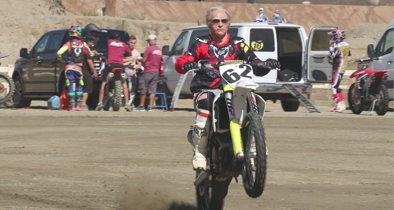 80 YEAR OLD GRANDPA EARL SHREDS DIRT BIKE