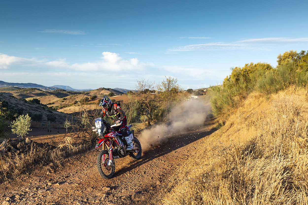 Andalucía Rally: The Yamaha rider Ross Branch surprises in the 2nd stage