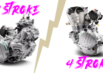 Two Strokes vs. Four Strokes: A Comparison of Dirt Bike Engines